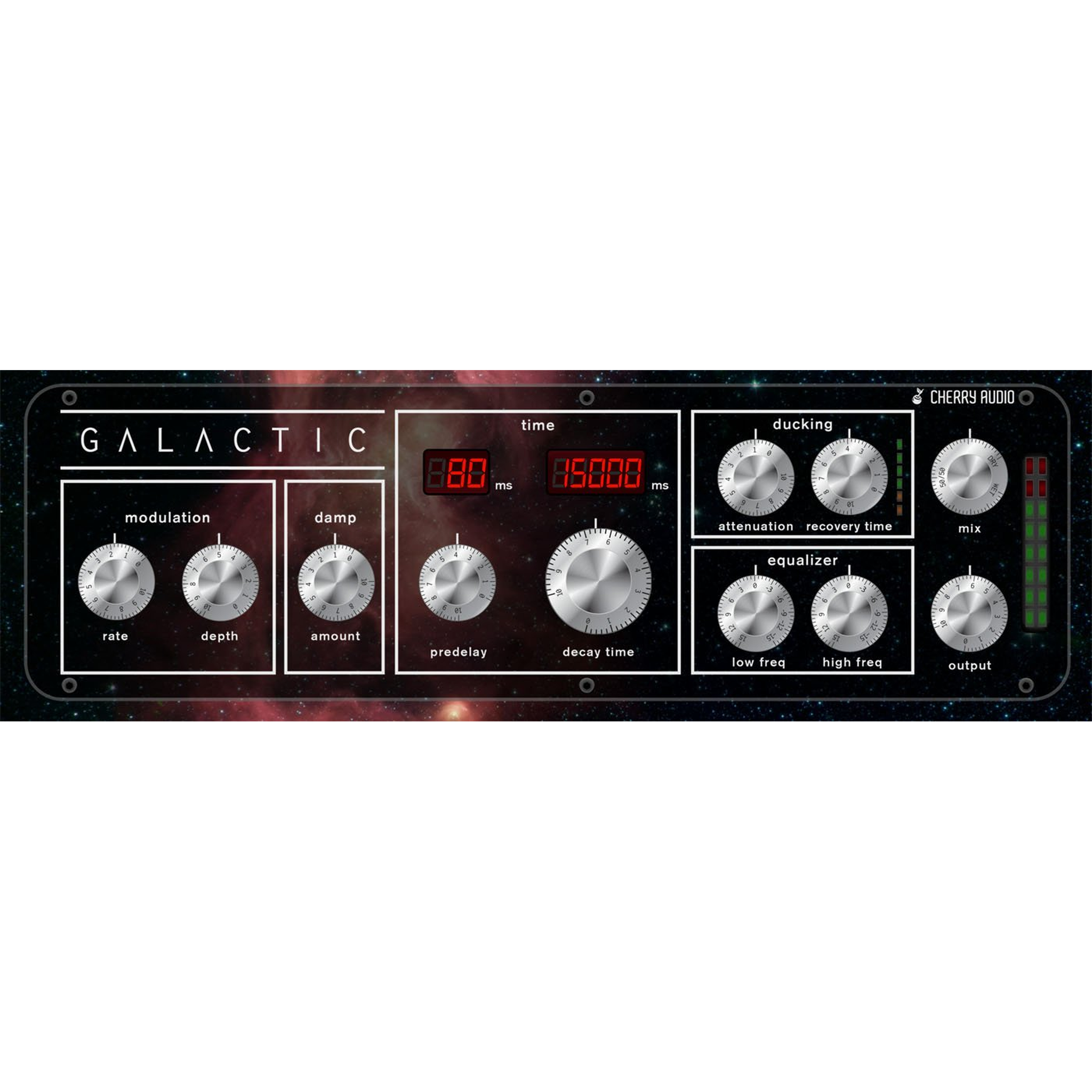 Galactic Reverb interface